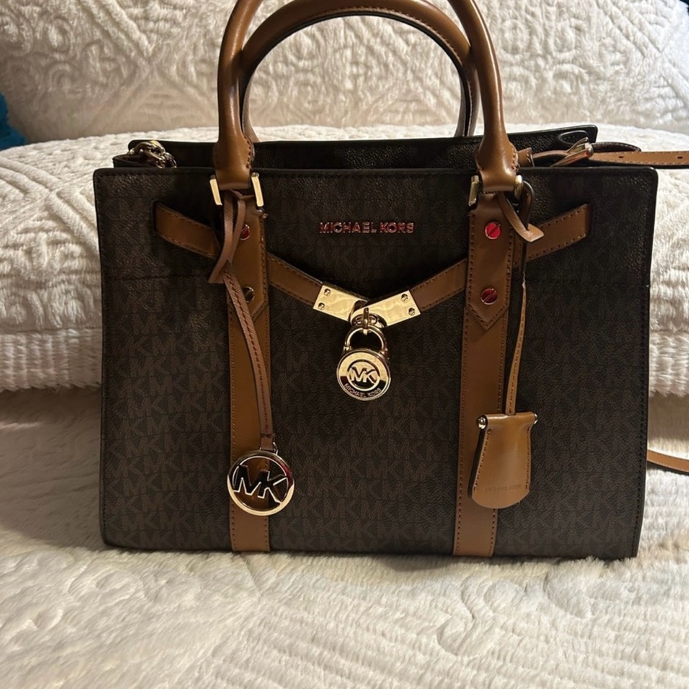 Michael Kors Brown and Tan Women's Bag
